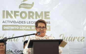 Modesta Delgado Juárez rinde su Segundo Informe de Actividades Legislativas
